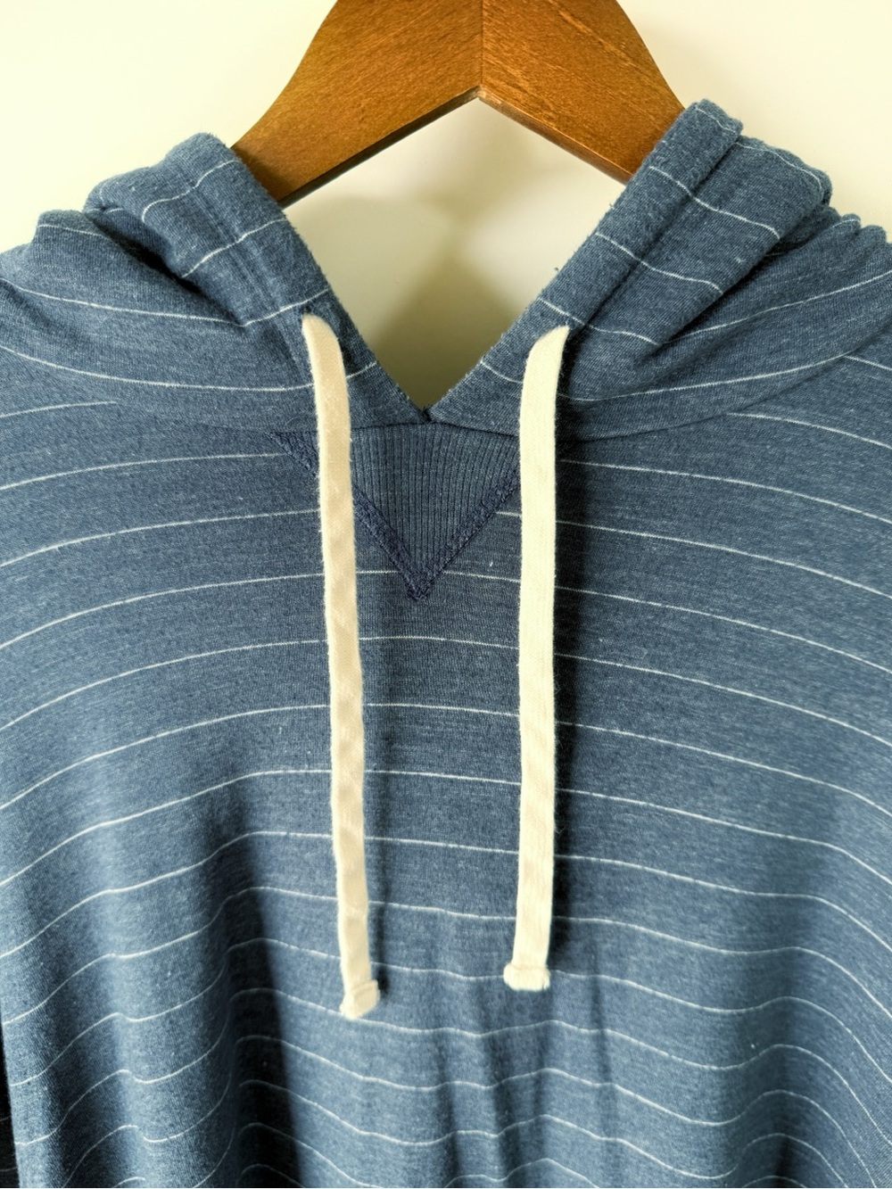 Marine Layer Blue Striped Hoodie Sweatshirt XXL - Picture 2 of 6